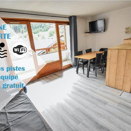 L'Enchalpe, Grand Et Lumineux Studio Avec Coin Montagne 5 Personnes, 60M Des Pistes, Piscine Couverte, Wifi, Grand Balcon Expo Est, Draps Non Compris Saint-Jean-dʼAulps Екстериор снимка
