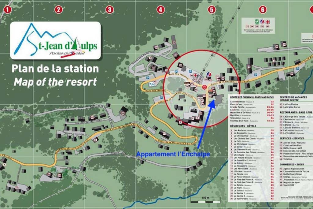 L'Enchalpe, Grand Et Lumineux Studio Avec Coin Montagne 5 Personnes, 60M Des Pistes, Piscine Couverte, Wifi, Grand Balcon Expo Est, Draps Non Compris Saint-Jean-dʼAulps Екстериор снимка