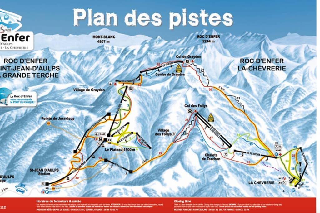 L'Enchalpe, Grand Et Lumineux Studio Avec Coin Montagne 5 Personnes, 60M Des Pistes, Piscine Couverte, Wifi, Grand Balcon Expo Est, Draps Non Compris Saint-Jean-dʼAulps Екстериор снимка