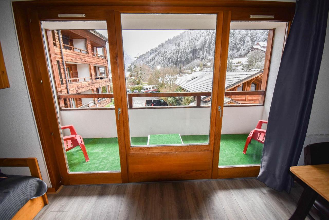 L'Enchalpe, Grand Et Lumineux Studio Avec Coin Montagne 5 Personnes, 60M Des Pistes, Piscine Couverte, Wifi, Grand Balcon Expo Est, Draps Non Compris Saint-Jean-dʼAulps Екстериор снимка
